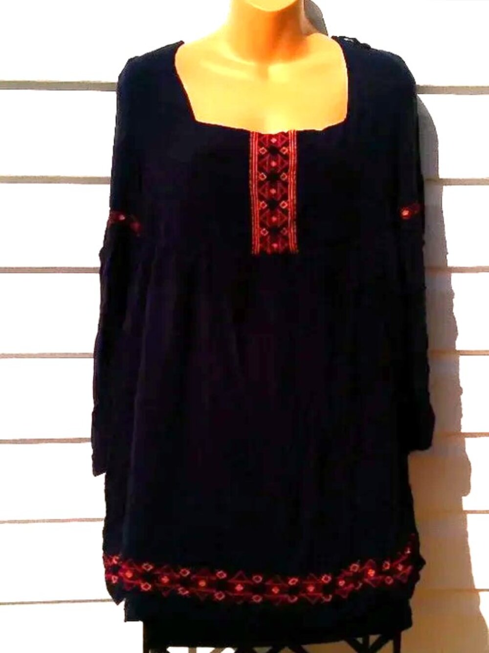 CLAY DRESS NAVY BLUE SIZE LARGE